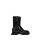 AGL Ghete dama 304339332 - Piele naturala - Negru - Negru