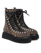 AGL Ghete dama D751501PGKI0454157 - Piele naturala - Maro