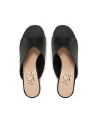 AGL Papuci dama 305288851 - Piele naturala - Negru - Negru