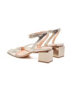 AGL Sandale dama 305288820 - Piele naturala - Auriu - Auriu