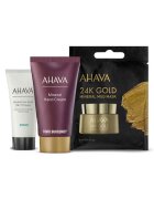 AHAVA Set : Crema maini Mineral Vivid Burgundy - 40 ml + Crema de fata hidratanta Hyaluronic Acid 24/7 - 20 ml + Masca de fata 24 k Gold - 6 ml