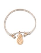 AILORIA Bratara-snur cu talisman ananas Délice - Auriu rose