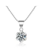 AILORIA Colier cu element in forma de floare si zirconia Envie 29515 - Argintiu