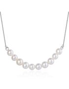 AILORIA Colier cu perle Miyako 29267 - Argintiu