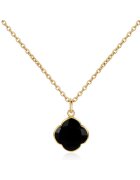 AILORIA Colier de argint veritabil 925 decorat cu onyx CAPUCINE 29567 - Auriu