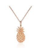 AILORIA Colier de otel inoxidabil cu pandantiv in forma de ananas DÉLICE - Auriu rose