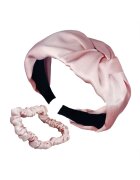 AILORIA . Set de elastic si bentita din matase Delicat&Doux - Roz