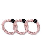 AILORIA Set de elastice de par din matase - 3 piese - Roz