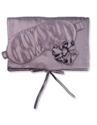 AILORIA Set de masca de noapte - saculet de transport si elastic de par - pentru calatorie 29507 - Lila