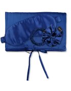 AILORIA Set de masca de noapte - saculet de transport si elastic de par - pentru calatorie 29509 - Albastru