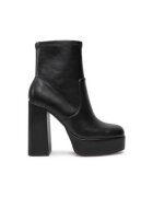 Aldo Botine dama - piele ecologica - negru - toc inalt