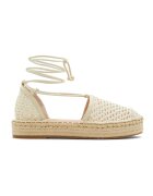 Aldo Espadrile cu aspect crosetat Picot - Maro nisip