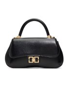 Aldo Geanta crossbody cu bareta detasabila din lant Catrine - Negru