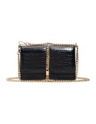 Aldo Geanta crossbody cu bareta din lant Lilitha - Negru