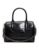 Aldo Geanta duffle din piele ecologica cu aspect de piele de crocodil Albalaerel - Negru
