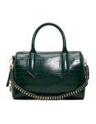 Aldo Geanta duffle din piele ecologica cu aspect de piele de crocodil Albalaerel - Verde aquamarin