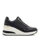 Aldo Pantofi sport wedge de piele ecologica Gradskiy - Negru