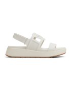 Aldo Sandale flatform de piele Onuvia - Alb murdar