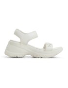 Aldo Sandale wedge de piele ecologica Camomille - Alb murdar