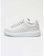 Alexander McQueen Pantofi sport din piele cu talpa wedge - Alb murdar