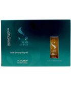 Alfaparf Fiole tratament serum fara sulfati pentru par degradat Milano Semi di Lino Reconstruction - 6 x 13 ml