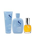 Alfaparf Milano Set Alfaparf Semi di Lino Density Thickening - Sampon 250 ml + Balsam 200 ml + Ulei iluminator Cristalli Liquidi 15 ml