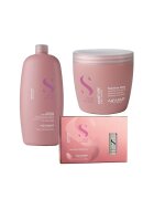 Alfaparf Milano Set Alfaparf Semi Di Lino Moisture Nutritive: 1000 ml - Sampon + 500 ml - Masca + 6 fiole x 13 ml Ulei