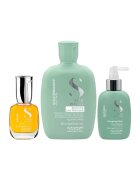 Alfaparf Milano Set Alfaparf Semi di Lino Sampon Balancing - 250 ml + Tonic Energizant - 125 ml + Ulei Cristalli Liquidi 15 ml