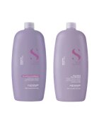 Alfaparf Milano Set pentru netezire Semi Di Lino Sampon 1000 ml - Balsam 1000 ml