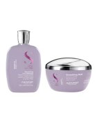 Alfaparf Milano Set pentru netezire Semi Di Lino Sampon 250 ml - Masca 200 ml