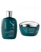 Alfaparf Milano Set pentru par rebel Alfaparf Semi Di Lino Reconstruction cu 250 ml Sampon + 200 ml Masca
