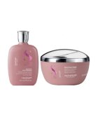 Alfaparf Milano Set pentru par uscat si deteriorat Alfaparf Semi Di Lino Moisture Nutritive - 250 ml Sampon - 200 ml Masca