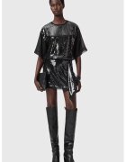 AllSaints Fusta cu talie inalta Fonsie - Negru