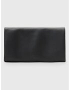 AllSaints Geanta plic de piele cu logo - Negru