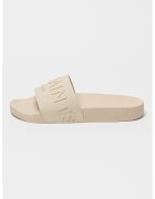 AllSaints Papuci cu logo supradimensionat in relief - Alb fildes