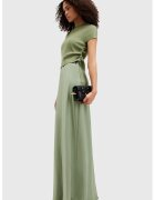 AllSaints Rochie lunga cu model 2-in-1 Hayes - Verde deschis