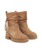 ALMA EN PENA Botine dama - piele naturala - Maro/Bej