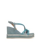 ALMA EN PENA Espadrile dama V251242 - Textil - Albastru