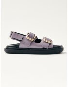 ALOHAS Sandale de piele cu velcro Harper - Lila pal