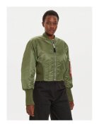 Alpha Industries Geaca dama - 304543722 - Nylon - Verde - Verde