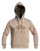 Alpha Industries Hanorac barbati - Bumbac - Bej - Bej