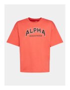 Alpha Industries Tricou barbati - 861964 - Rosu - Bumbac
