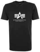 Alpha Industries Tricou - Basic - Negru - Negru
