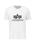 Alpha Industries Tricou sport barbati 1584 - Bumbac - Alb