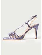 ALURA Sandale din piele cu barete multiple Ella - Violet