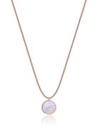 Amelia Parker Colier cu pandantiv rotund - Auriu - Auriu rose