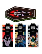 American Socks 3 perechi de sosete Coolmax in cutie in forma de sicriu