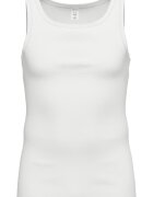 Ammann Top uni de bumbac - Alb