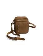 ANNA FELLINI Borseta barbati piele - Sebastian - coniac - L: 16x9x18 cm