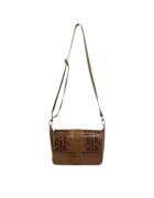 ANNA FELLINI Geanta dama piele - Adora - coniac - 27x14x18 cm